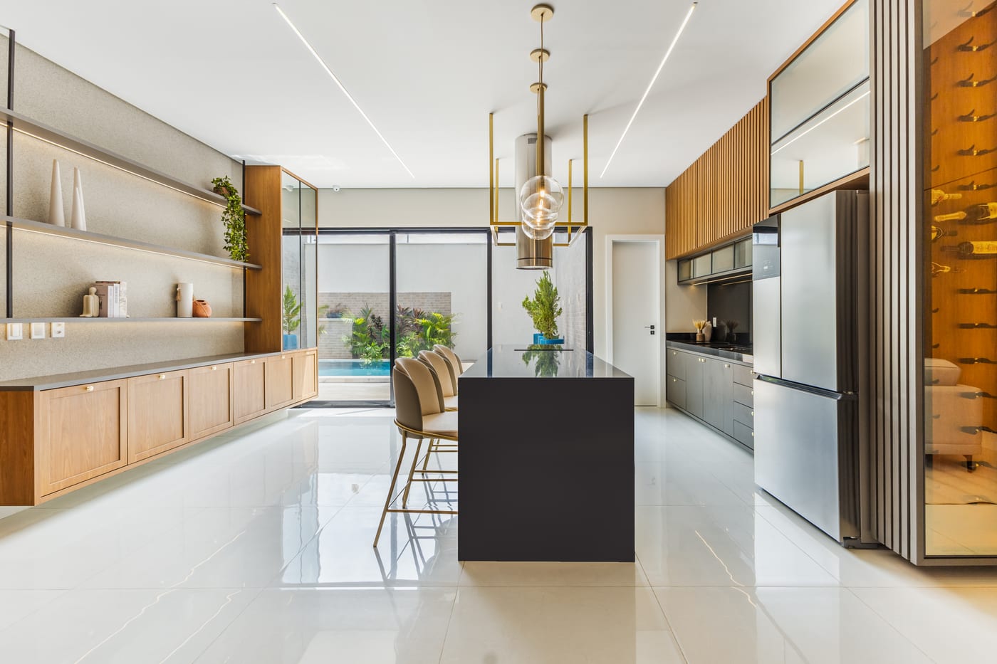 Salas integradas — Residência P&K